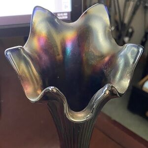 Carnaval Glass Iridescent Vase